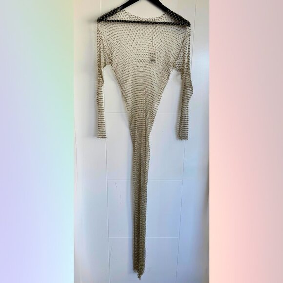 Samsoe Collection 23.01 Evelina Dress – Nimbus Cloud Sz L - Picture 1 of 8